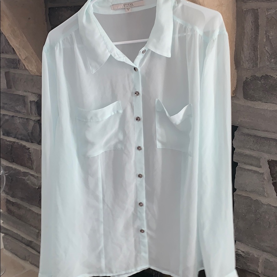 Guess Button Down Top